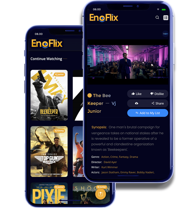 EnoFlix App Preview
